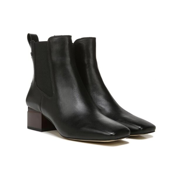 Franco Sarto Waxton Bootie In Black Leather - Picture 8 of 11